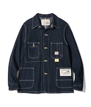 【美品】Sugar Cane カバーオール アイボリー・ネイビー Amazon | [シュガーケーン] 【2024秋冬】 ジャケット 11oz